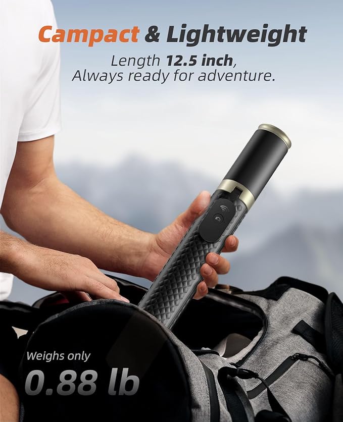 62" Phone Tripod & Selfie Stick, Tripod - Image 6