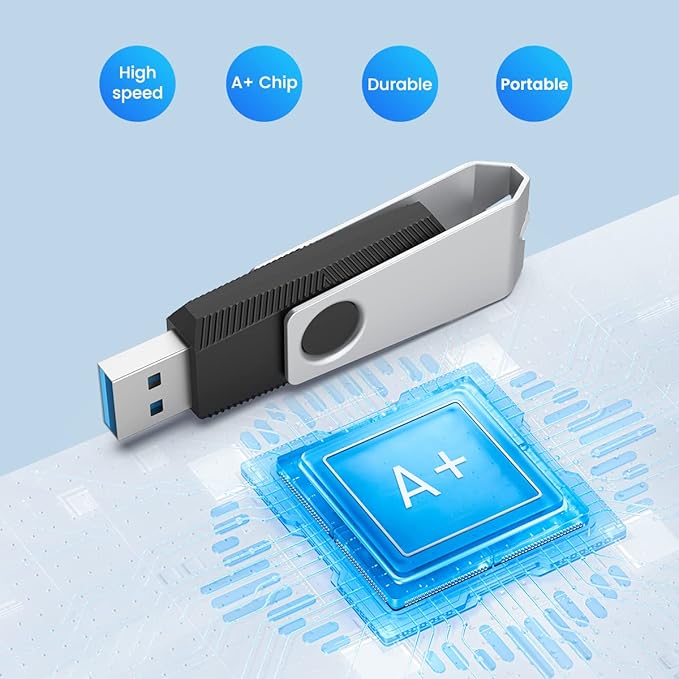 Aiibe 64GB Flash Drive 3.0 5 Pack 64GB USB 3.0 Thumb Drive USB Drives 64 GB - Image 8