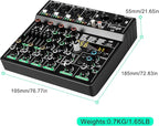 Professional 6-Channel Audio Mixer - Image 9
