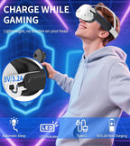 Battery Pack for Meta/Oculus Quest 3S/3/2, 5000mAh Battery VR Charger, Extend - Image 8