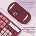 Wireless Keyboard and Mouse Combo, Lovaky 2.4G Full-Sized Ergonomic Keyboard - Image 3