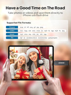 256GB Flash Drive Intended for iPhone, Memory Stick Storage Files Photos Videos - Image 5