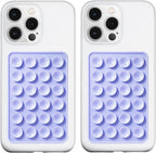 2 Pack Silicone Suction Phone Case Mount, Silicon Adhesive Phone Grip by LvShuLiangPin