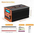 4000 Watt Pure Sine Wave Power Inverter 24V DC to 110V 120V Converter - Image 7