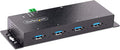 StarTech.com 4-Port Industrial USB 3.0 5Gbps Hub, Rugged USB Hub by StarTech