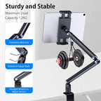 Tablet Stand Holder, Aluminum iPad Desk Mount Bracket, Tablet Arm Mount Holder - Image 4
