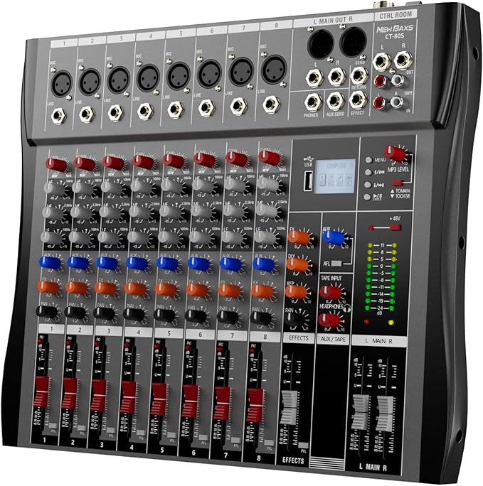 NEW BAXS Professional DJ Audio Mixer by PROFESSIONALAUDIOEQUIPMENT