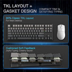 Redragon K707 PRO GB 80% Gasket RGB Gaming Keyboard, 3-Modes Wireless TKL - Image 3