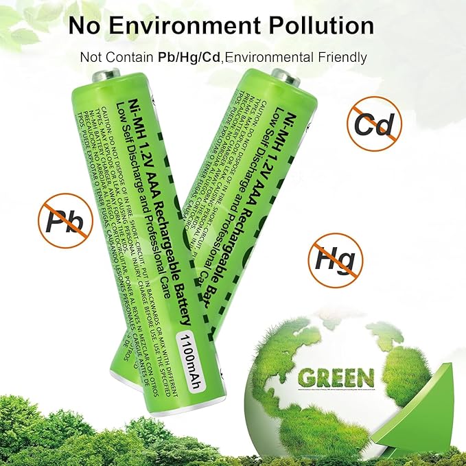 4 Pack NI-MH AAA Rechargeable Battery - Image 2