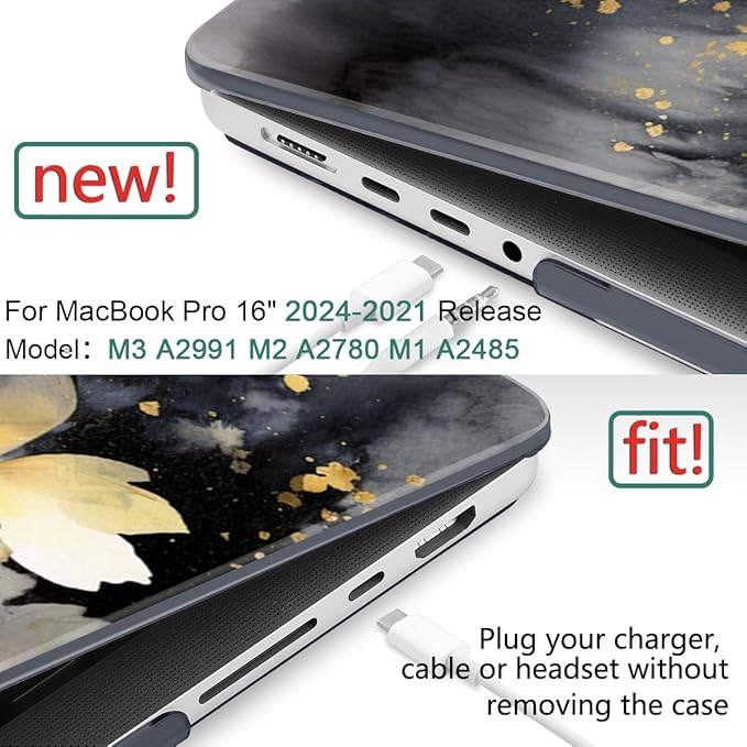 DONGKE for M4 MacBook Pro 16 Inch Case 2024 2023 2021 A3403 A3186 M3 A2991 M2 - Image 2