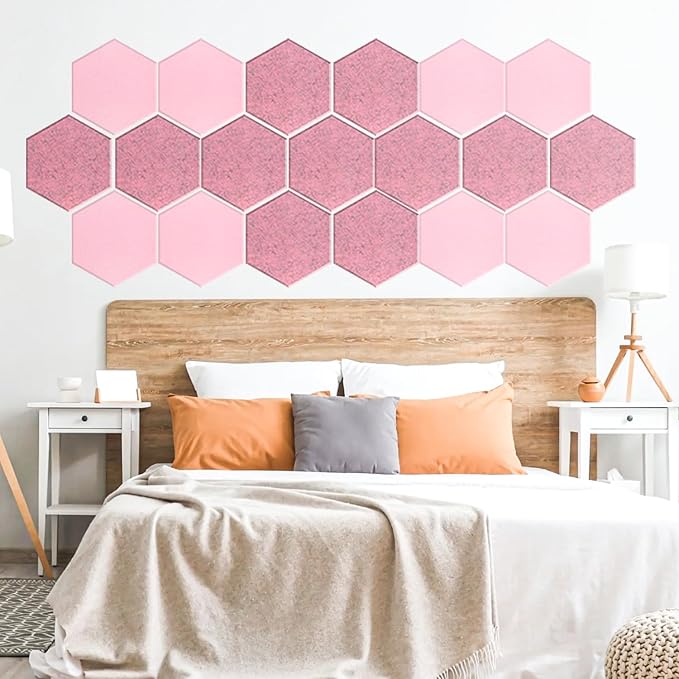 Mollywell Hexagon Acoustic Panels, High Density, Soundproofing, Decorative - Image 7