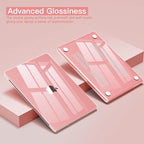 CISSOOK Compatible with MacBook Air 13.6 inch Case Pink 2022 2023 2024 2025 - Image 3