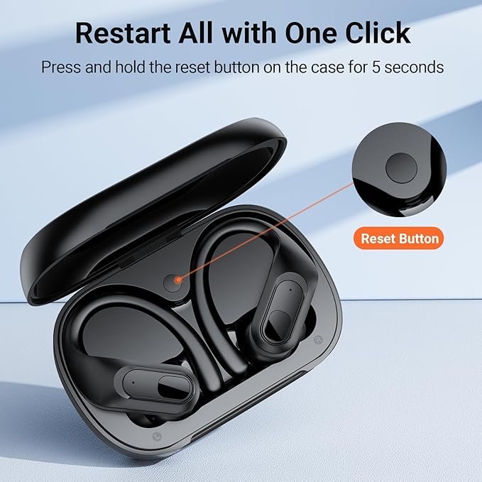 occiam Wireless Earbuds Bluetooth Headphones Ear Buds 96Hrs Playback Sport - Image 5