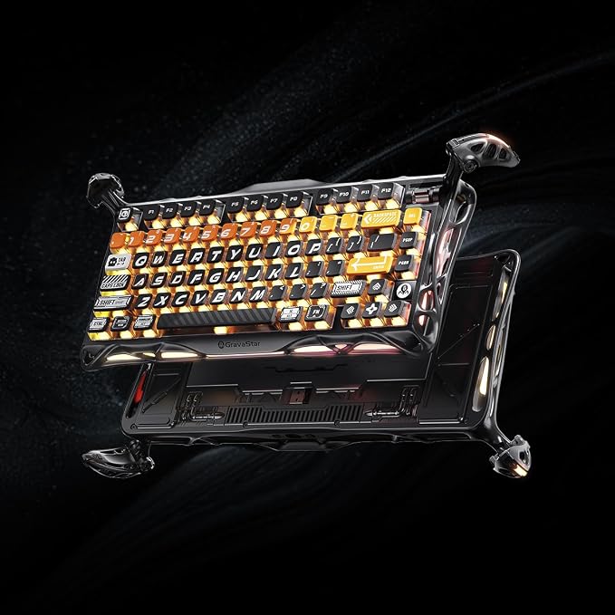 GravaStar Mercury K1 Pro Wireless Mechanical Gaming Keyboard, 75% Layout RGB - Image 8