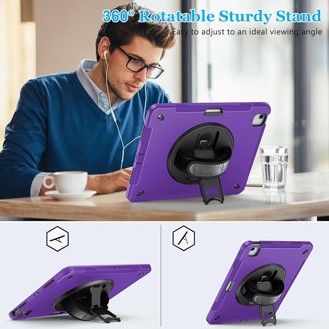 Case for iPad Air 13 Inch M3 2025 & M2 2024: Military Grade Cover for iPad Pro - Image 3