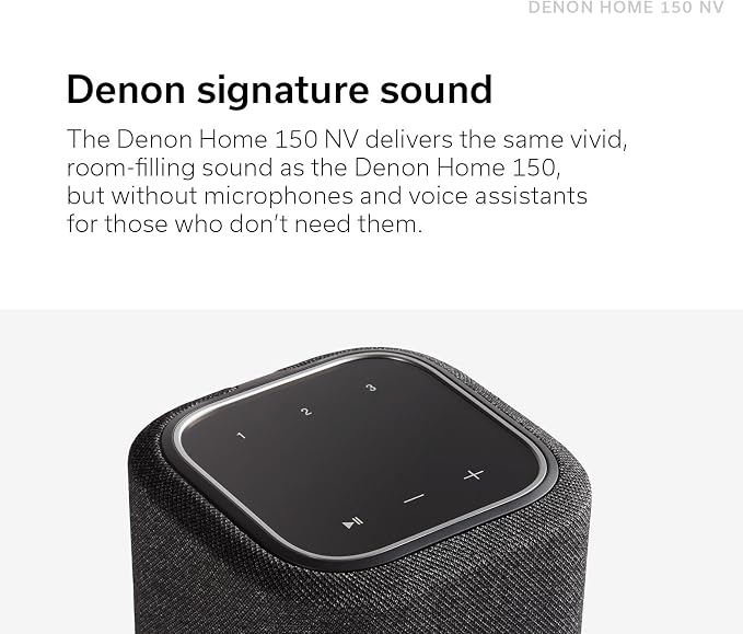 Denon Home 150 NV Wireless Speaker, 3.5" Woofer, Home Speaker - Image 2