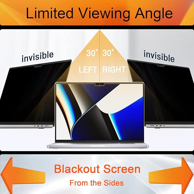 Privacy Screen for MacBook Pro 14 Inch 2021-2024 M4 /M4 Pro /M4 Max /M3 /M3 Pro - Image 4