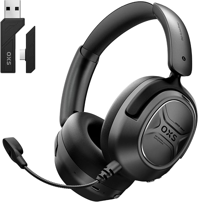 OXS Storm A2 Wireless Gaming Headset, Active Noise Cancellation, Over Ear by OXS