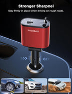 【Upgraded】 SUPERONE Retractable Car Charger 4 in 1, Fast Car Phone Charger - Image 2