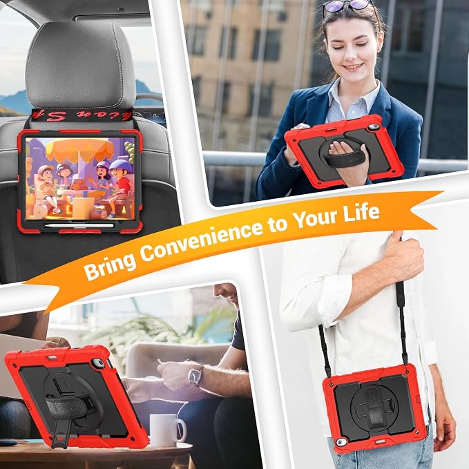 SEYMAC for iPad Air 13 Inch Case M3 2025/ M2 2024, Heavy Duty Shockproof - Image 6