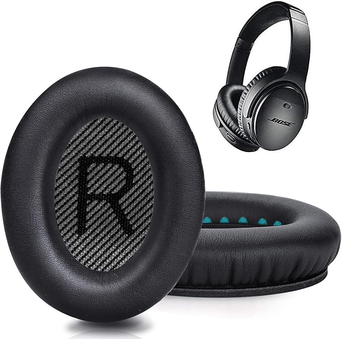 Premium Replacement Ear Pads for Bose QC35 & QC35ii Headphones Made by GEVO- by GEVO