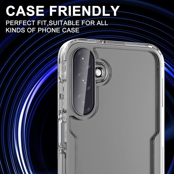 for Samsung Galaxy A26 Camera Lens Protector, Individual Metal Ring Tempered - Image 5