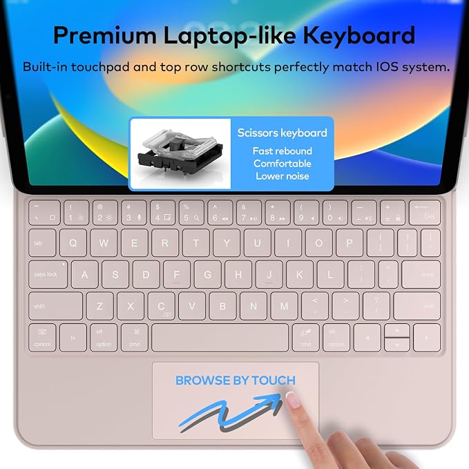 Keyboard Case for iPad 10th Generation 2022 & 11th – Magic-Style Keyboard - Image 7