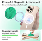 Magnetic Phone Ring Grip Holder, Silicone Finger Loop Grip, Compatible - Image 3