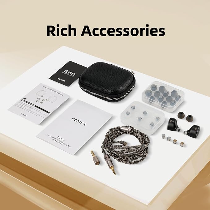 HiFiGo KEFINE Quatio in Ear Monitor, 2DD+2BA Hybrid IEMs - Image 8