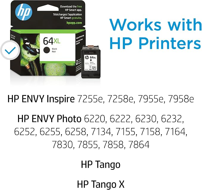 HP 64XL Black High-yield Ink Cartridge - Image 2