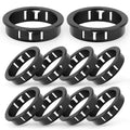 10PCS 2" Black Cable Snap Bushing Grommet, Snap in Cord Bushing Protect Cables by Unknown