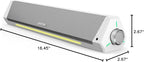 Bluedee Computer Speakers, HiFi Stereo, 3.5mm Aux-in Connection, USB Powered - Image 9