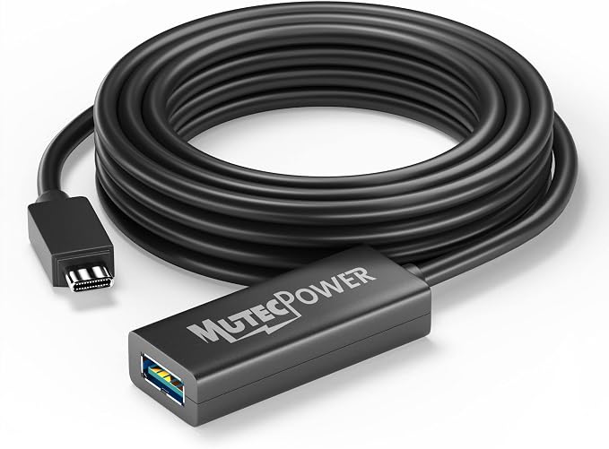 32ft USB C to USB A adapter cable OTG USB 3.0 type C male to Active USB type A by MutecPower