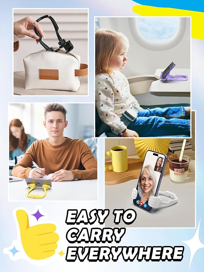 Dad Gifts for Fathers Day from Daughter Son Cell Phone Stand: 4 Pack UPGRADE - Image 6