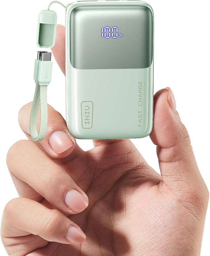 INIU Portable Charger, Ultra Mini 10000mAh 45W Fast Charging Power Bank by INIU