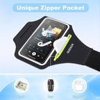 Running Armband with Earphone Pouch & Card Slot, Running Phone Holder - Image 2