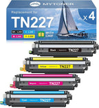 MYTONER TN227 High Yield Toner Cartridge 4 Pack Compatible Replacement by MYTONER