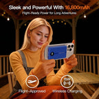 Magnetic Portable Charger, 16800mAh Wireless Power Bank, - Image 2