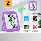 Antonki 2 Pack Room Thermometer - Image 6