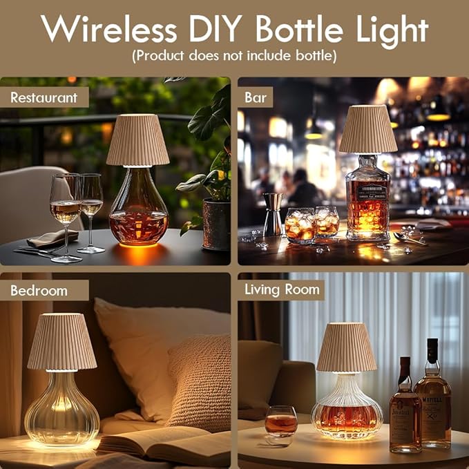 WILIT Wireless Bottle Lamp Shades - Image 3