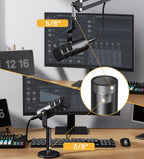 MAONO XLR Podcast Microphone, Cardioid Studio Dynamic Mic - Image 7