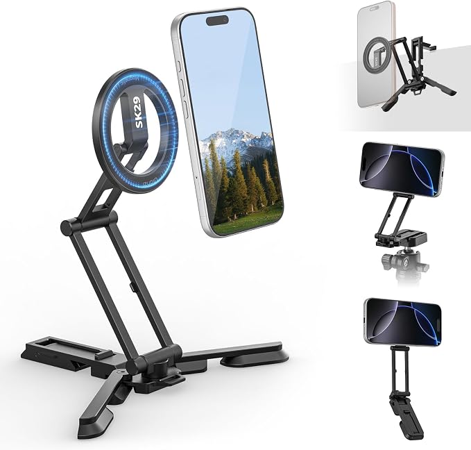 ULANZI Magnetic Phone Tripod Stand, Foldable Mini Tripod by ulanzi