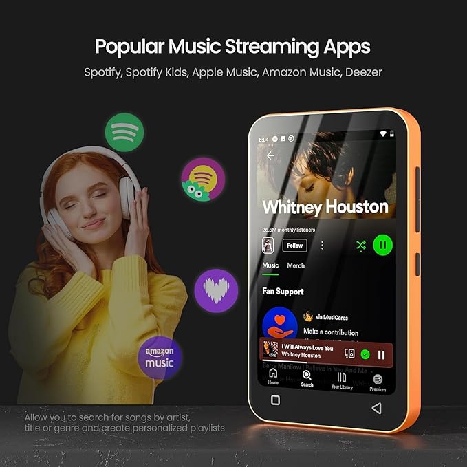 TIMMKOO 80GB Kids MP3 Player - Image 3