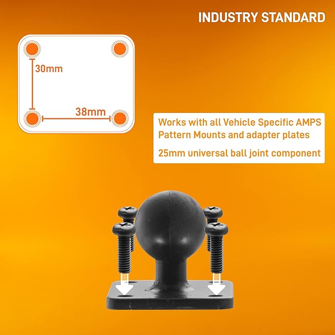 iBOLT 25mm / 1 inch Metal AMPS Adapter Plate - Image 5