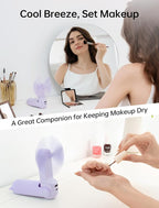 JISULIFE Handheld Fan with 4500 mAh Powerbank Max 37 Hours Runtime, Pocket - Image 5
