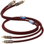 TODN Shielded RCA Audio Cables Audiophile 2Male to 2Male OFC RCA Stereo Cable by TODNAudio