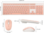 Wireless Keyboard and Mouse Combo, 2.4G Silent Cordless Keyboard Mouse Combo - Image 7