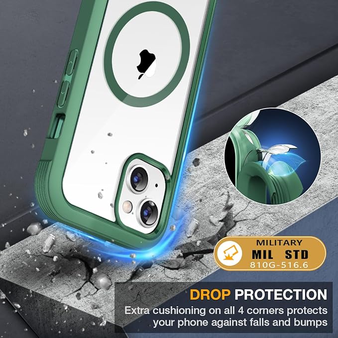 Miracase for iPhone 13 Case 6.1'', Full-Body Bumper Phone case - Image 3