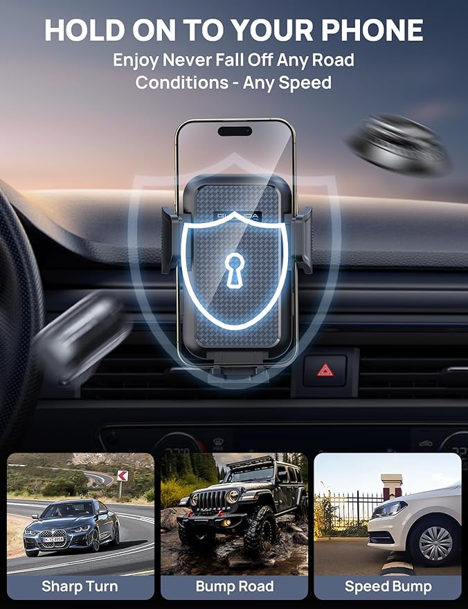 Dashboard Phone Holders for Your Car, Car Cell Phone Holder, Rotatable Suction - Image 7