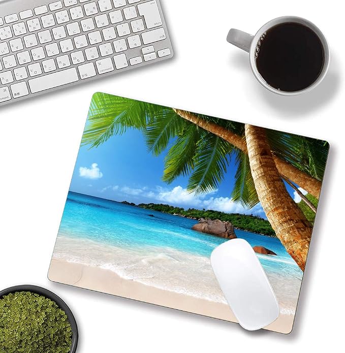Beach Mouse Pad With Coconut Trees - Image 4